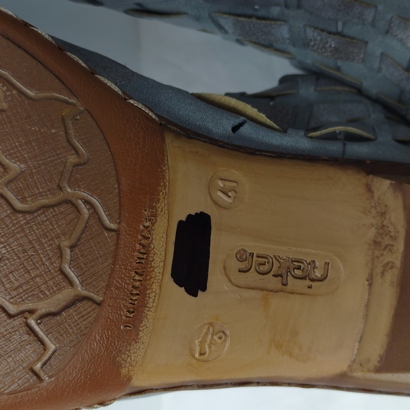 Reiker Women's Sina 78 Antistress Slingback Sandals EU 41 US 10-10.5 Blue/ Grey - Picture 10 of 16